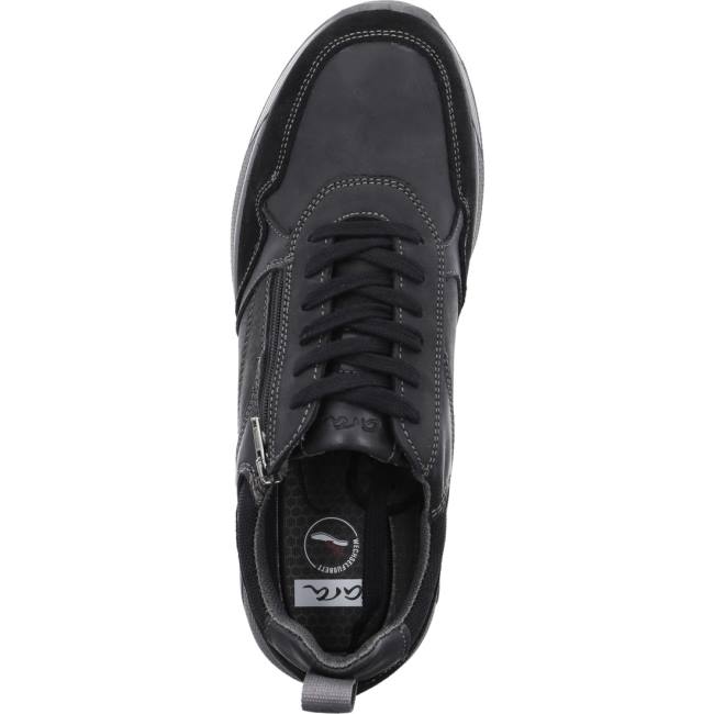 Chaussure Lacet Ara Nevio Noir Homme | TDW-4123126