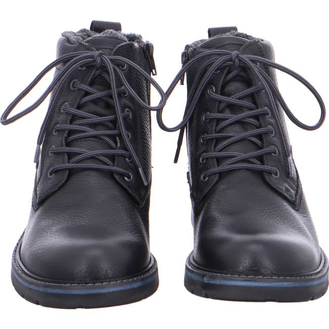 Botte Ara Lace-up Ankle Elrick Noir Homme | JVF-4643371