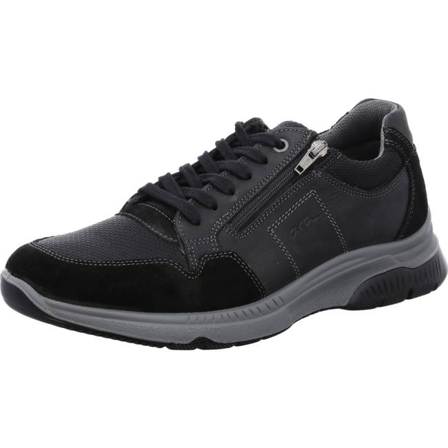 Chaussure Lacet Ara Marco Noir Homme | YPF-7420591