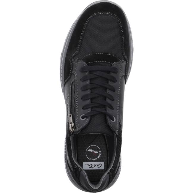 Chaussure Lacet Ara Marco Noir Homme | YPF-7420591