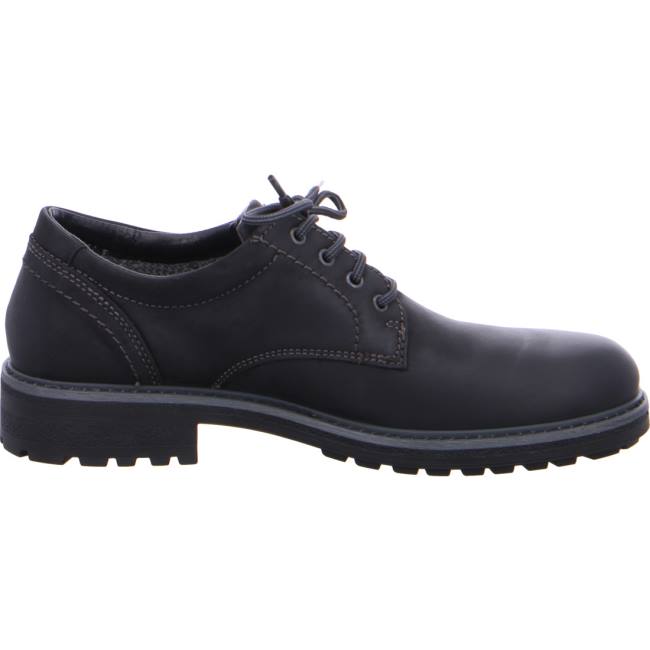 Chaussure Lacet Ara Frederik Noir Homme | FDQ-7770443