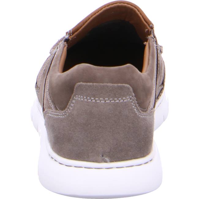 Mocassin Ara Slip-ons Sario Grise Homme | XOQ-7428360