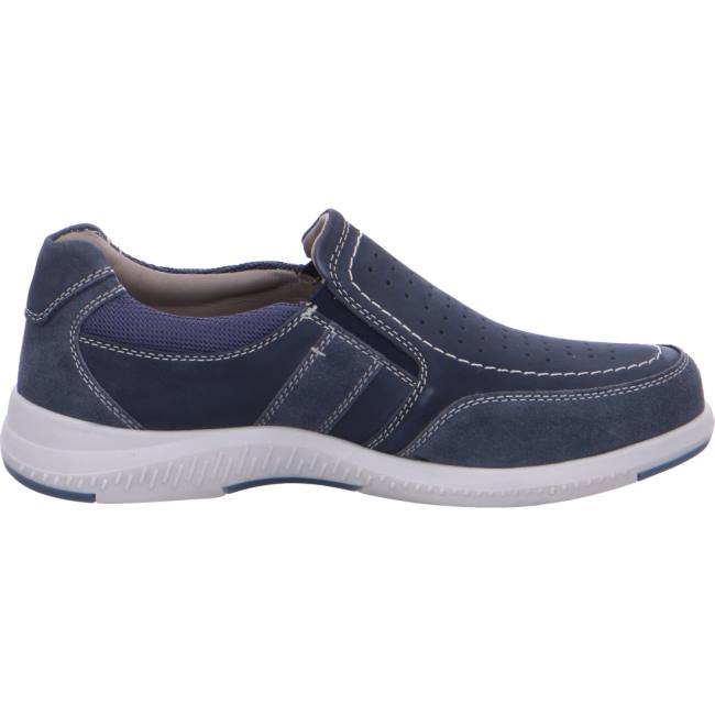 Mocassin Ara Slip-ons Siro 2.0 Bleu Homme | XRN-2472581