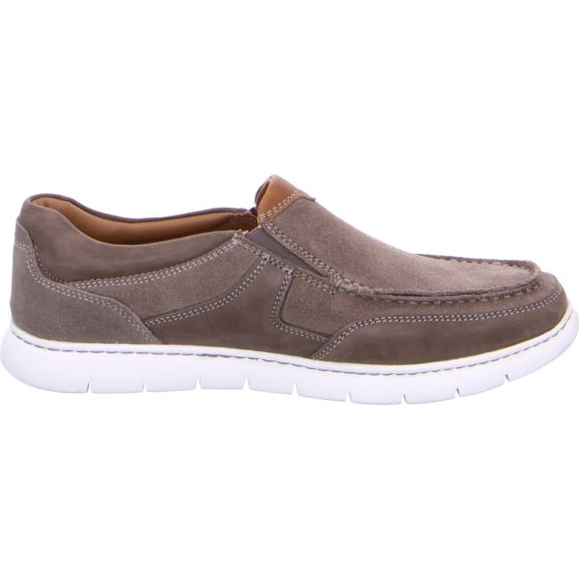 Mocassin Ara Slip-ons Sario Grise Homme | XOQ-7428360