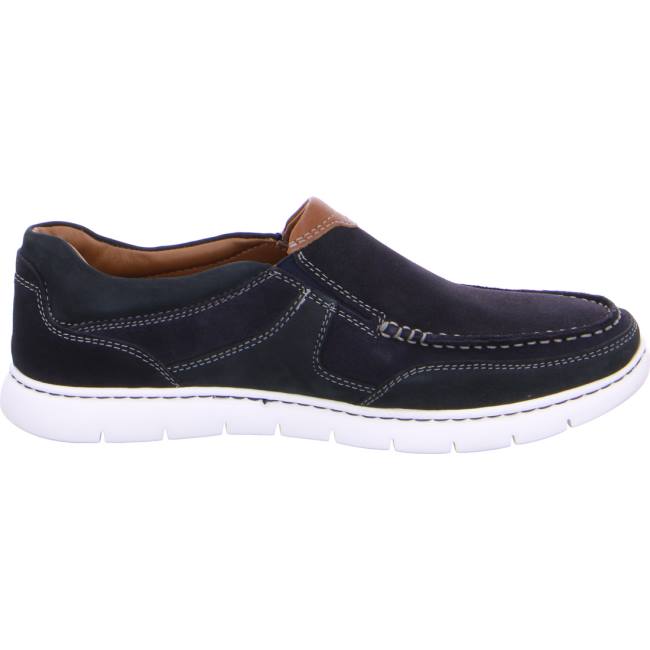 Mocassin Ara Slip-ons Sario Bleu Homme | DQU-3286795