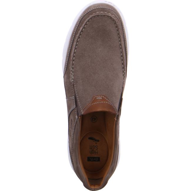 Mocassin Ara Slip-ons Sario Grise Homme | XOQ-7428360