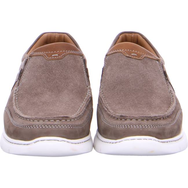 Mocassin Ara Slip-ons Sario Grise Homme | XOQ-7428360