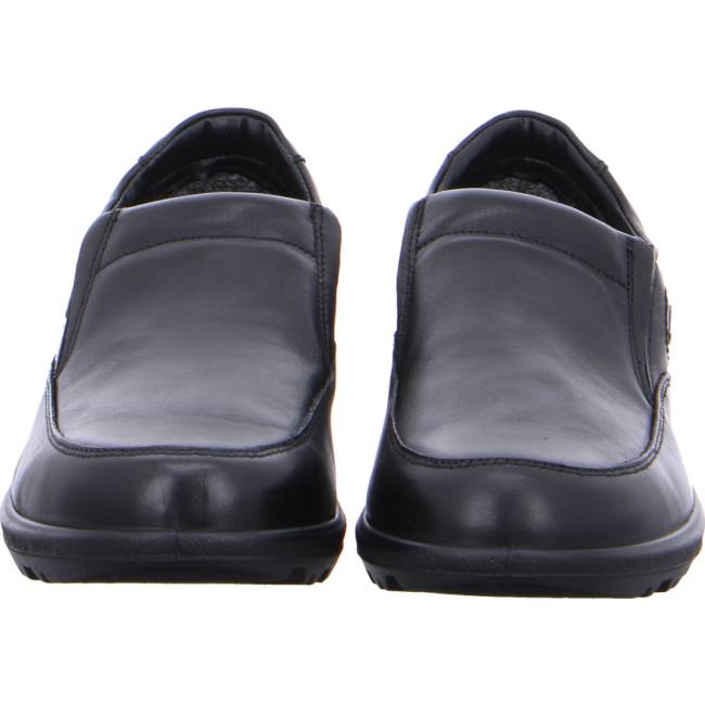 Mocassin Ara Slip-ons Finn Noir Homme | BBY-8786997