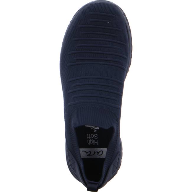 Mocassin Ara San Diego Bleu Homme | WWD-7479664