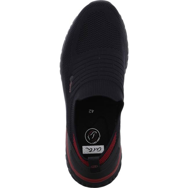 Mocassin Ara San Diego Noir Homme | WFL-1298572