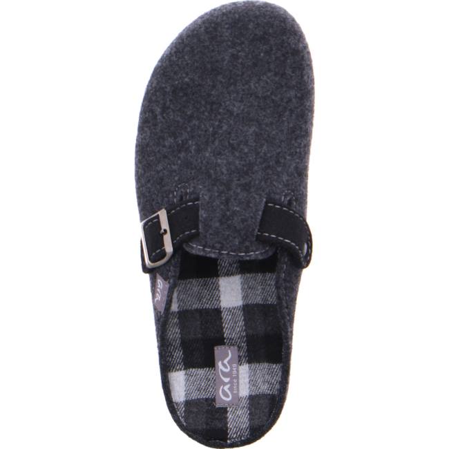 Chausson Ara Cosy Grise Homme | UNG-7368096