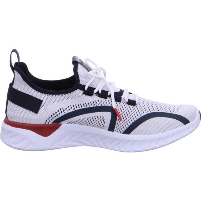 Basket Ara San Diego Marine Blanche Homme | NAB-2587971