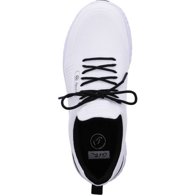 Basket Ara San Diego Blanche Homme | ZBR-1562168