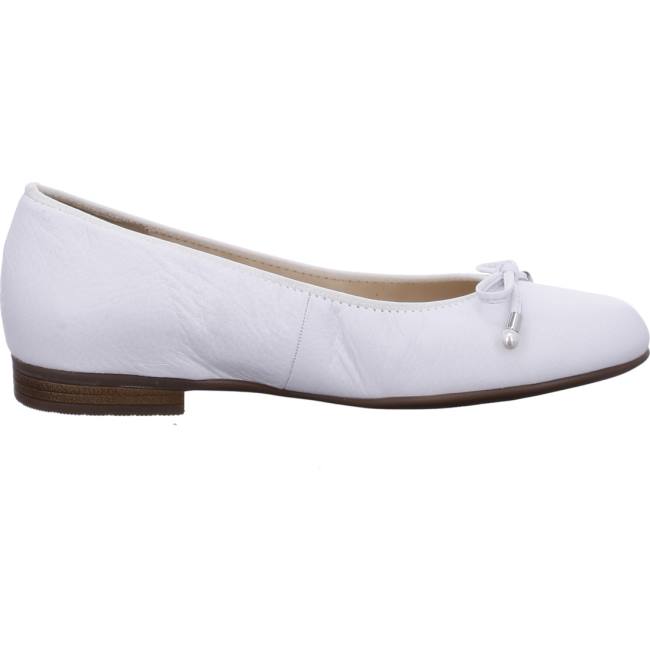 Ballerine Ara Sardinia Blanche Femme | ESV-9266555