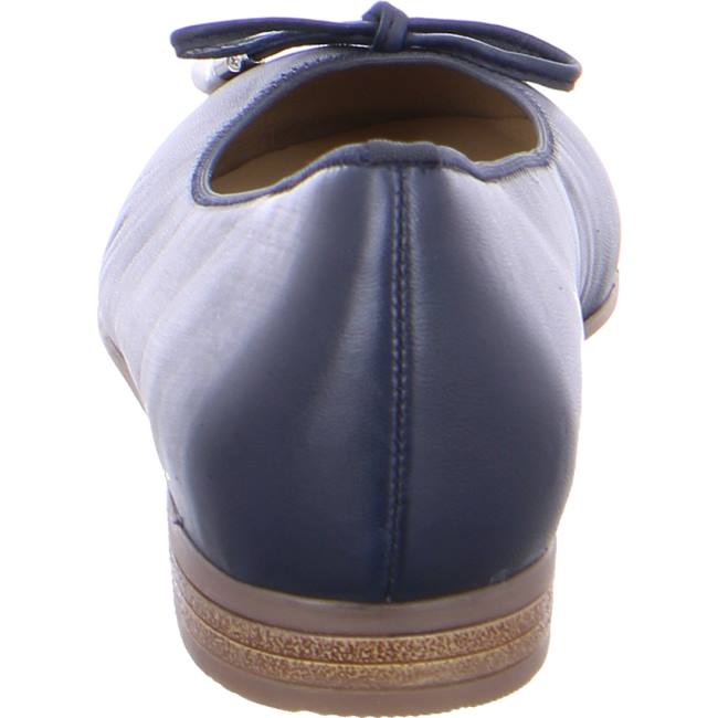 Ballerine Ara Sardinia Bleu Femme | UEW-7329240