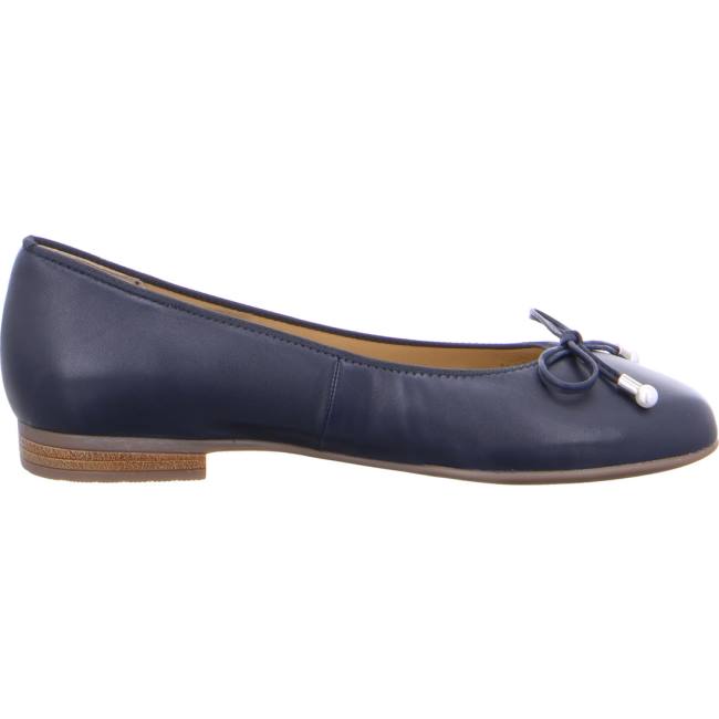 Ballerine Ara Sardinia Bleu Femme | UEW-7329240