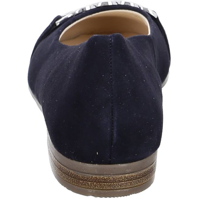 Ballerine Ara Sardinia Bleu Femme | HMU-7035250