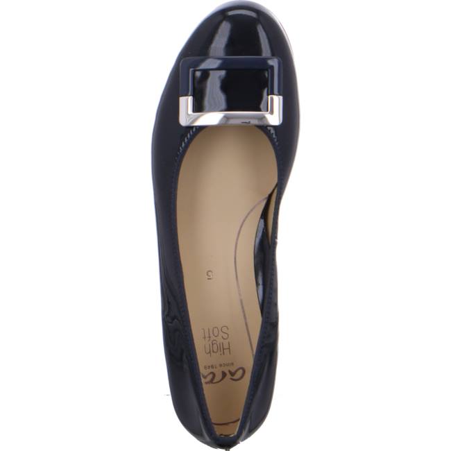 Ballerine Ara Sardinia Bleu Femme | WBT-7555975