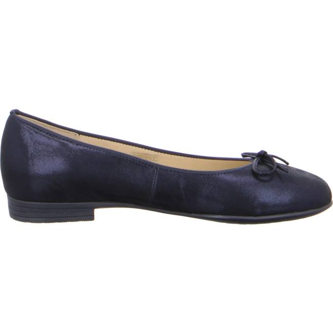 Ballerine Ara Sardinia Bleu Femme | XIE-1497245