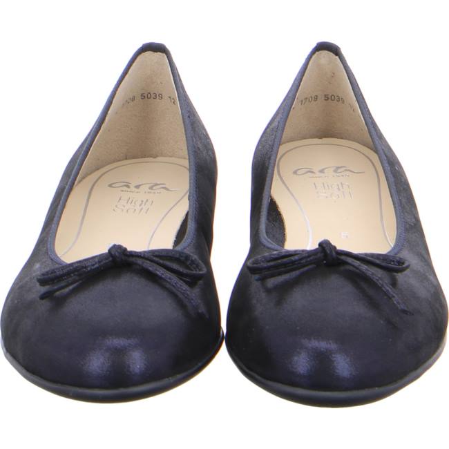 Ballerine Ara Sardinia Bleu Femme | XIE-1497245