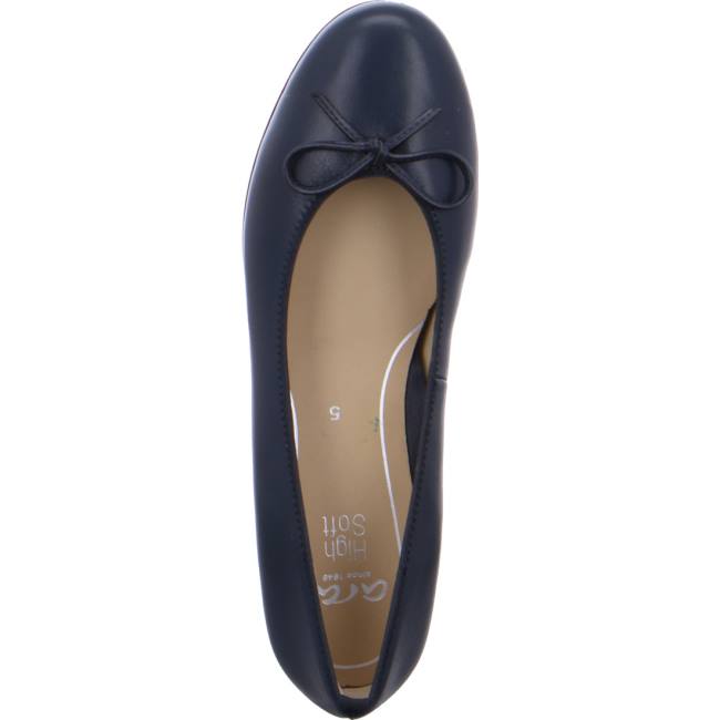 Ballerine Ara Sardinia Bleu Femme | ZUS-0002525