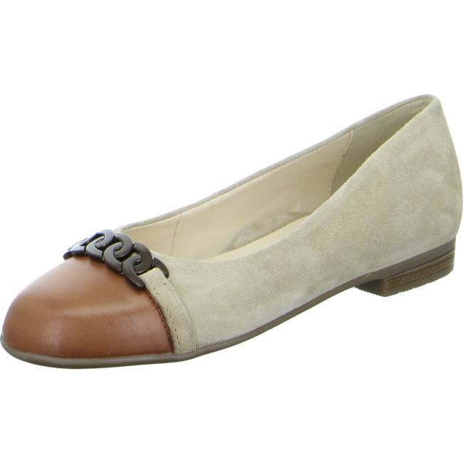 Ballerine Ara Sardinia Marron Femme | UOS-0010689