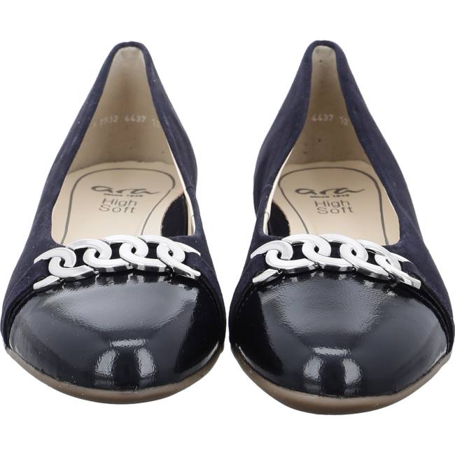 Ballerine Ara Sardinia Bleu Femme | HMU-7035250