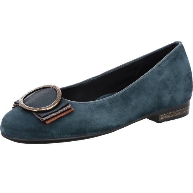 Ballerine Ara Sardinia Peacock Vert Femme | LVT-3776442