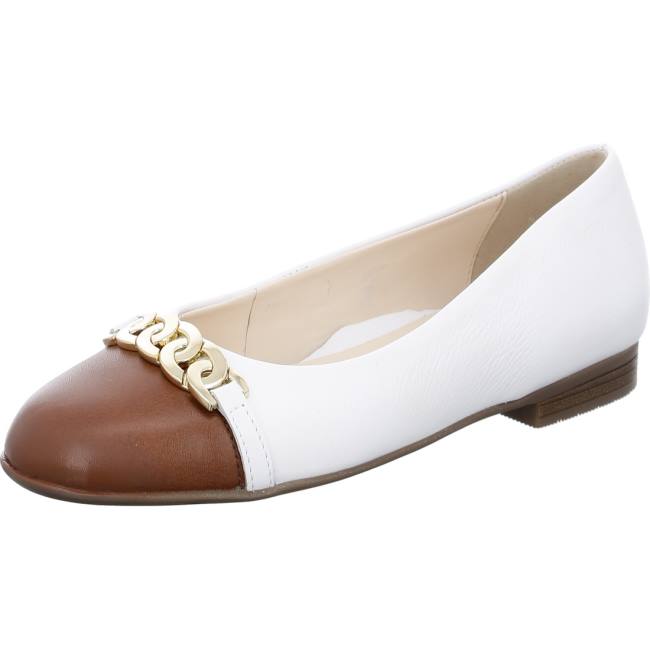 Ballerine Ara Sardinia Blanche Femme | MGF-4240654