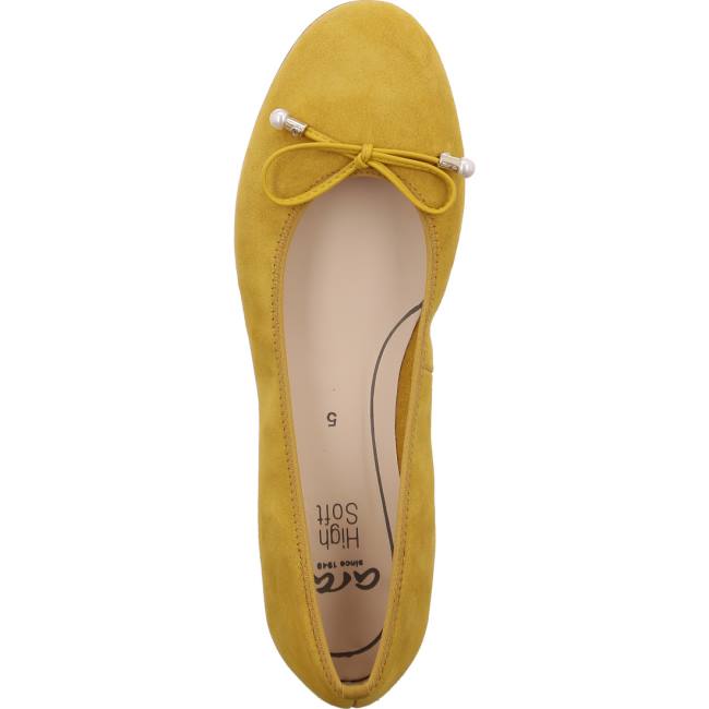 Ballerine Ara Sardinia Sole Jaune Femme | MRN-4096073