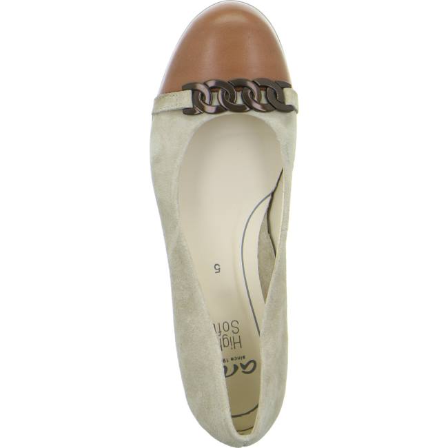 Ballerine Ara Sardinia Marron Femme | UOS-0010689