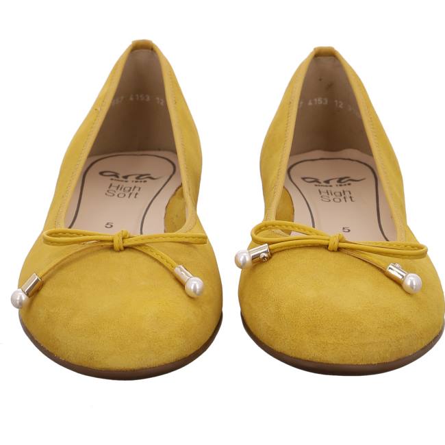 Ballerine Ara Sardinia Sole Jaune Femme | MRN-4096073