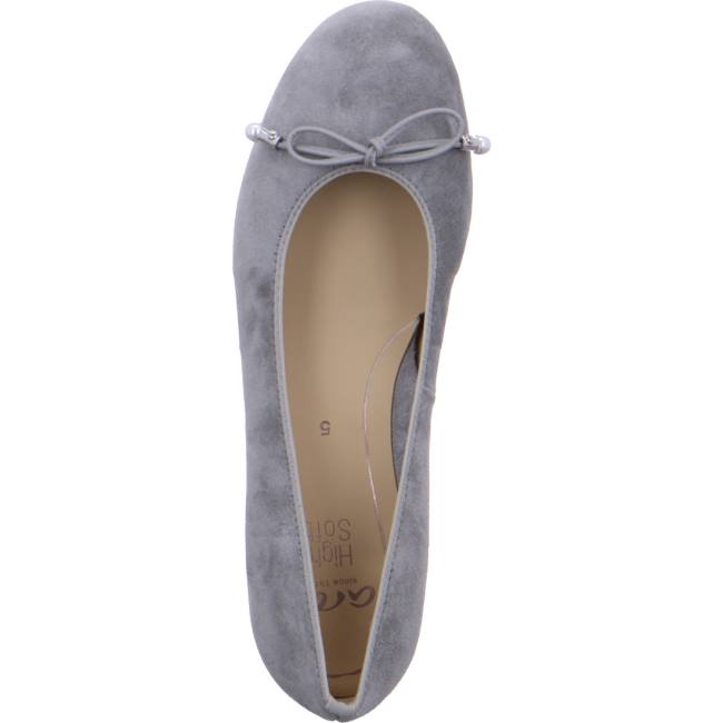 Ballerine Ara Sardinia Oyster Grise Femme | MJY-3102970