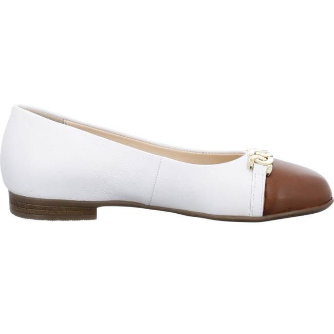 Ballerine Ara Sardinia Blanche Femme | MGF-4240654