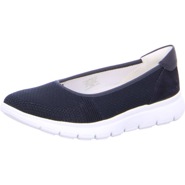 Ballerine Ara Porto Bleu Femme | ZQX-6889875