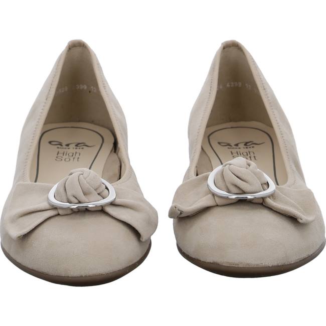 Ballerine Ara Sardinia Beige Femme | KEM-9796601