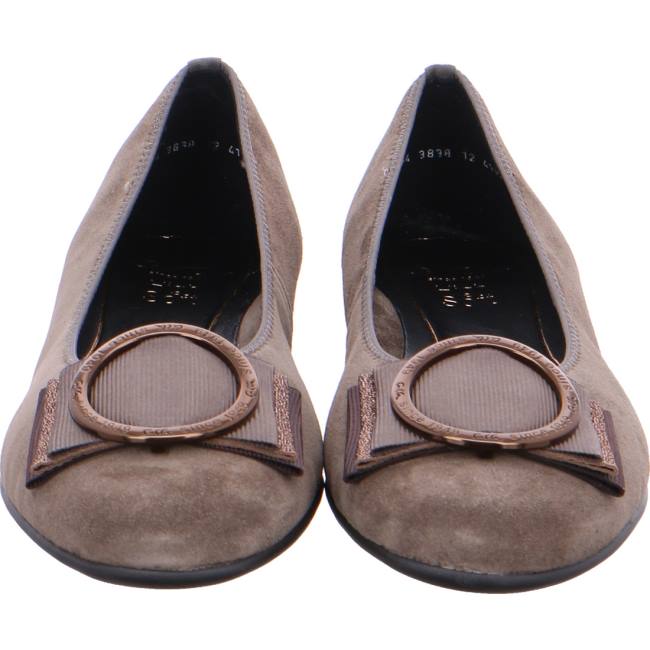 Ballerine Ara Sardinia Taiga Grise Femme | OTY-8353450