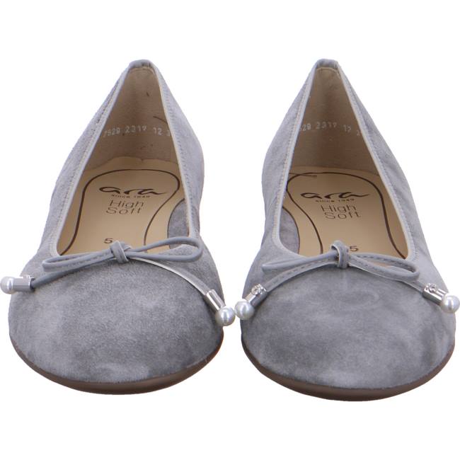 Ballerine Ara Sardinia Oyster Grise Femme | MJY-3102970