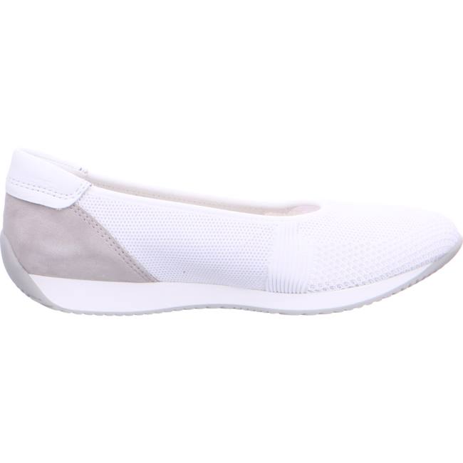 Ballerine Ara Porto Blanche Femme | ZRJ-2647711