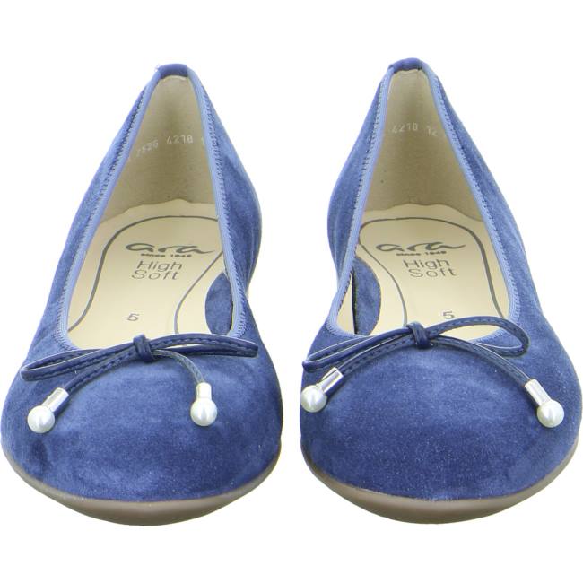 Ballerine Ara Sardinia Bleu Femme | RCI-0046839