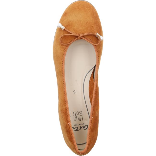 Ballerine Ara Sardinia Ambra Marron Femme | EXY-6566480