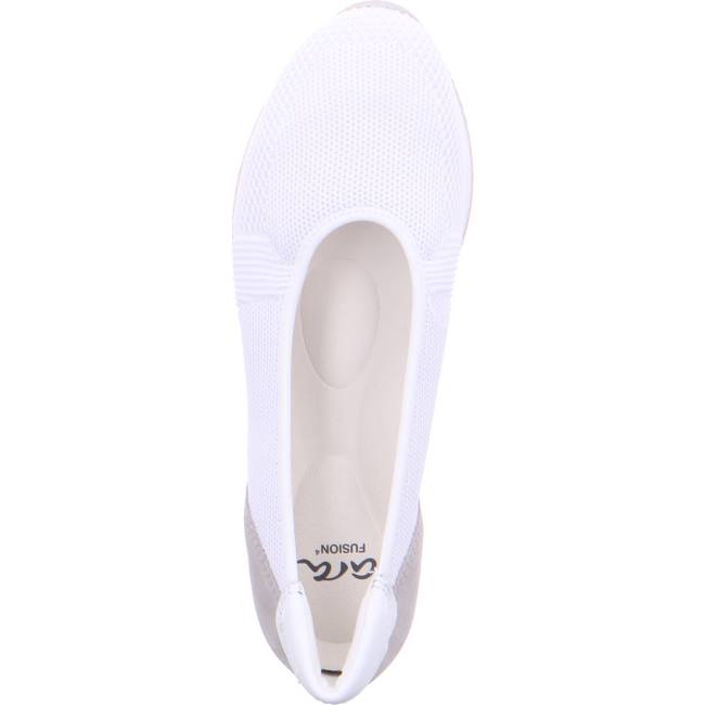 Ballerine Ara Porto Blanche Femme | ZRJ-2647711