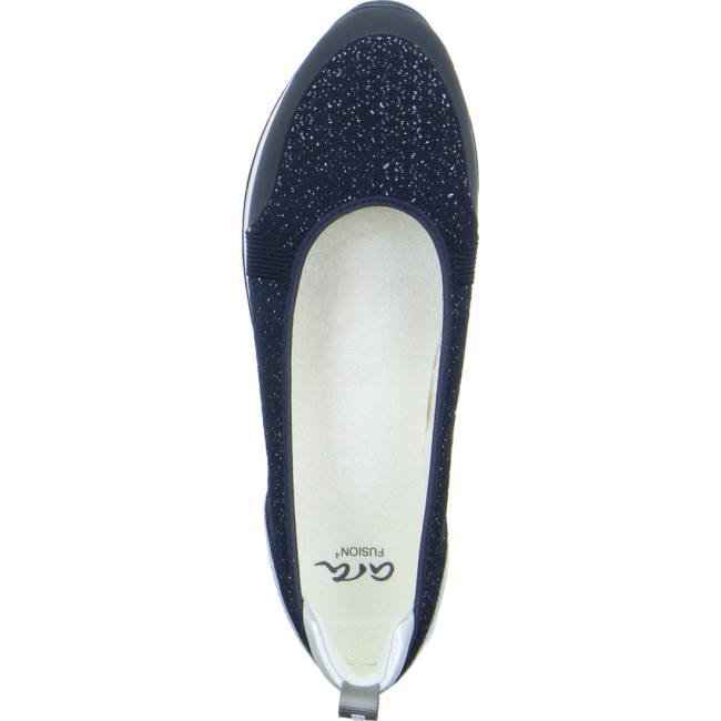 Ballerine Ara Porto Bleu Femme | DMO-5112035