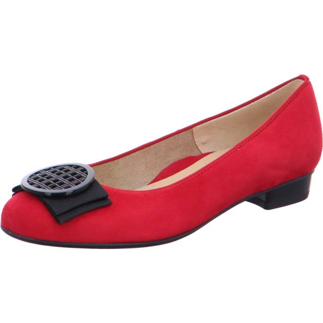 Ballerine Ara Bari Rouge Femme | PHX-7728387