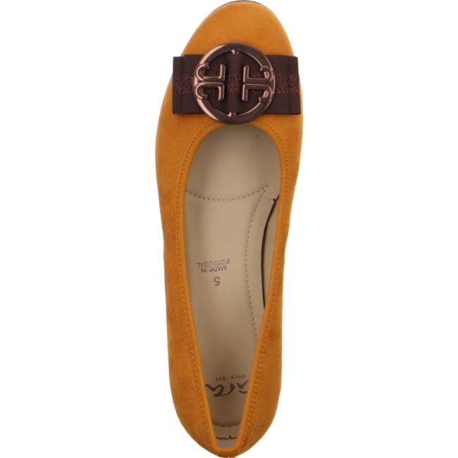 Ballerine Ara Pisa Jaune Femme | CCQ-1440215