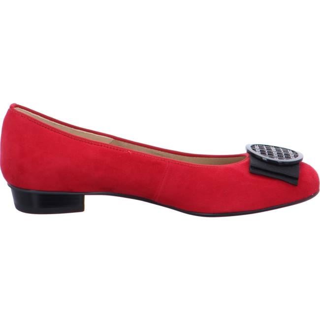 Ballerine Ara Bari Rouge Femme | PHX-7728387