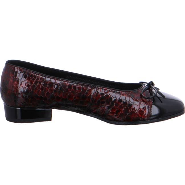 Ballerine Ara Bari Rouge Femme | CZB-1247686