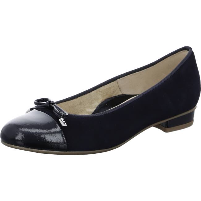 Ballerine Ara Bari Bleu Femme | WNS-5112438