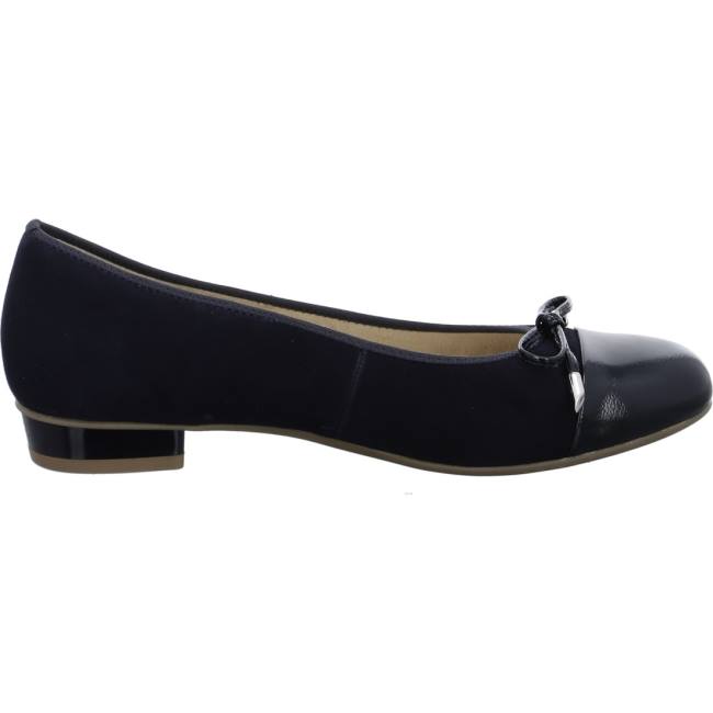 Ballerine Ara Bari Bleu Femme | WNS-5112438