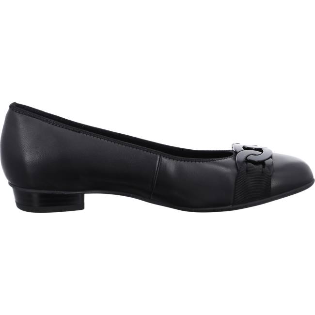 Ballerine Ara Bari Noir Femme | AUC-7589857